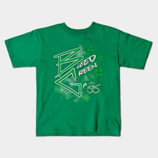 Luck O' Philly  (BG Tribute) - St. Patty's Day Bleed Green Kids T-Shirt